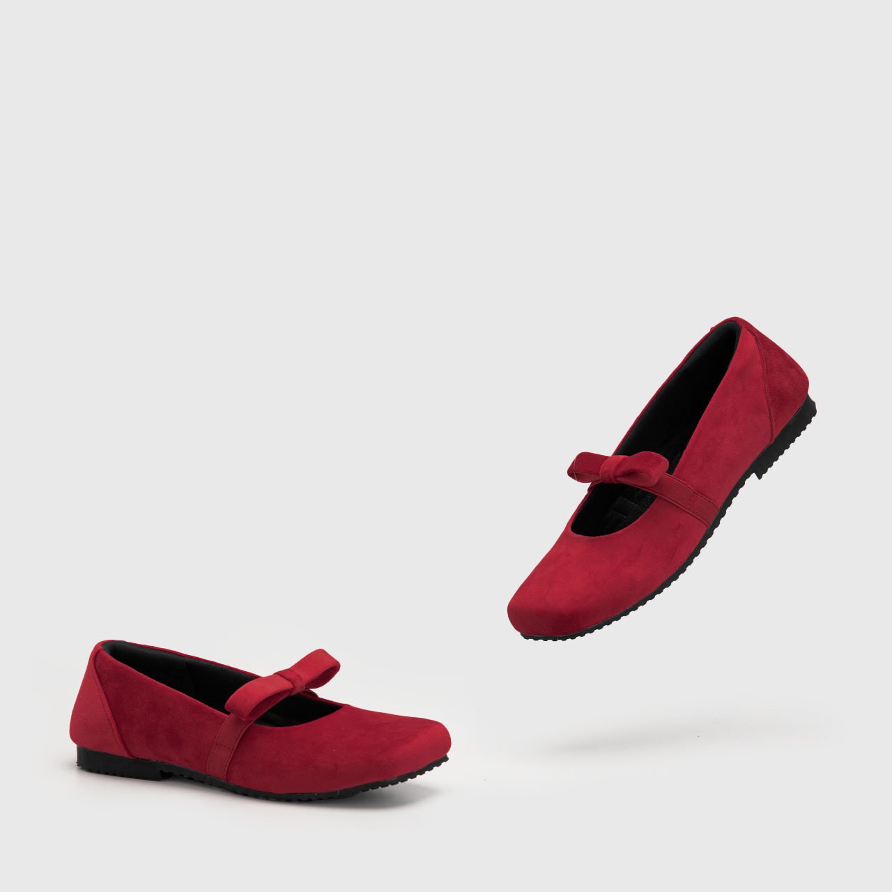 Neota Flat Shoes Red - Image 3