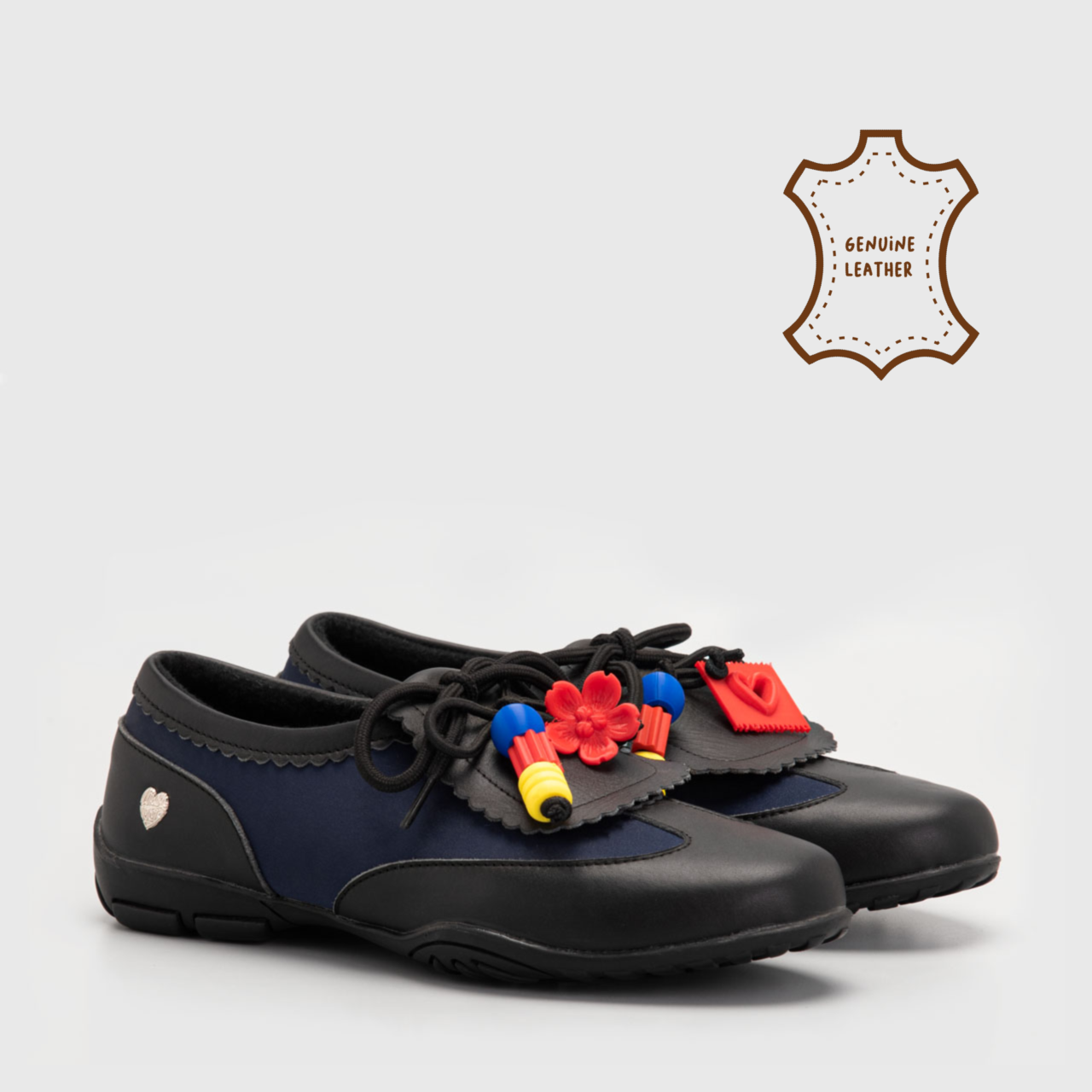 Lecia Sneakers Genuine Leather Black