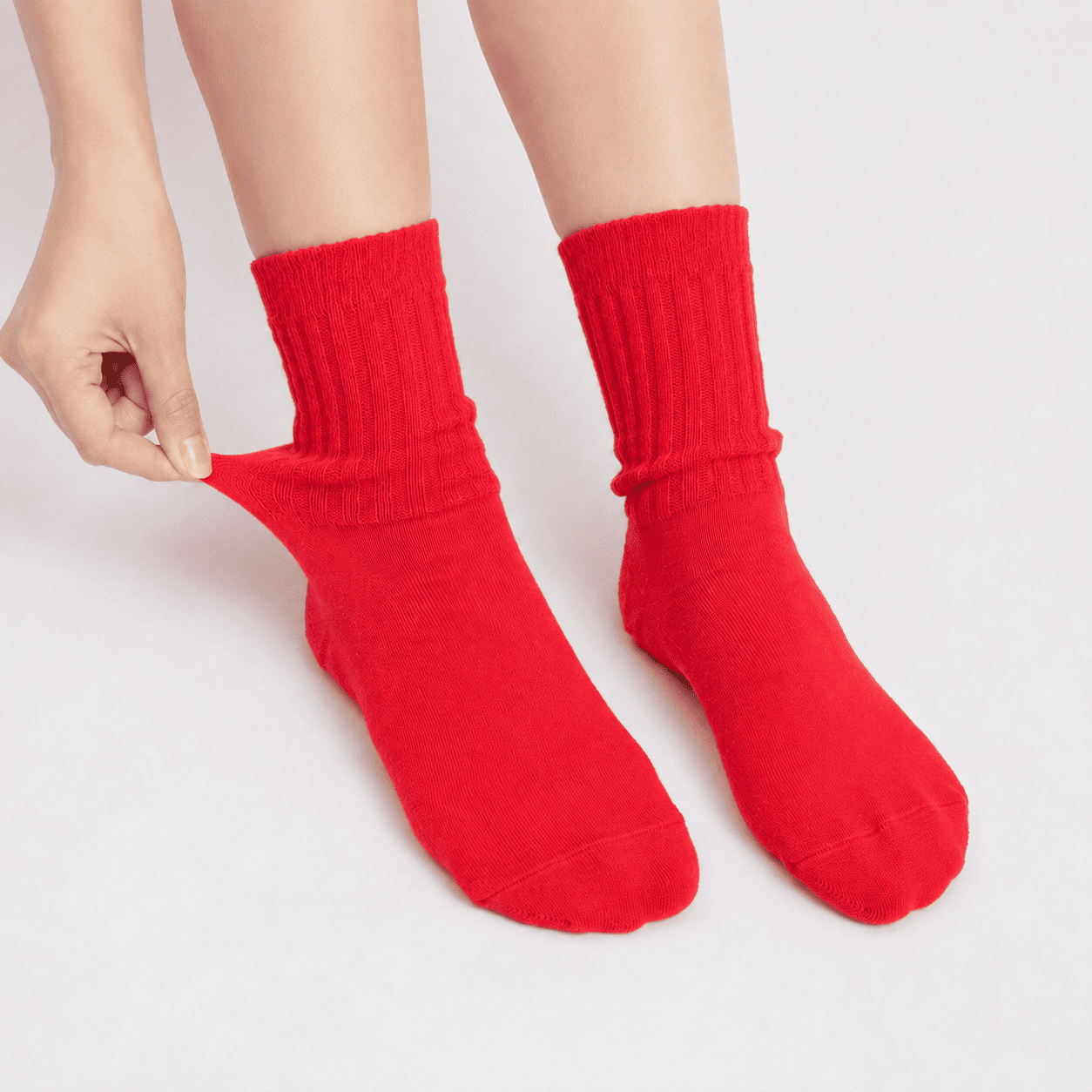 Adorable Projects - Amano Socks Red - Kaos Kaki