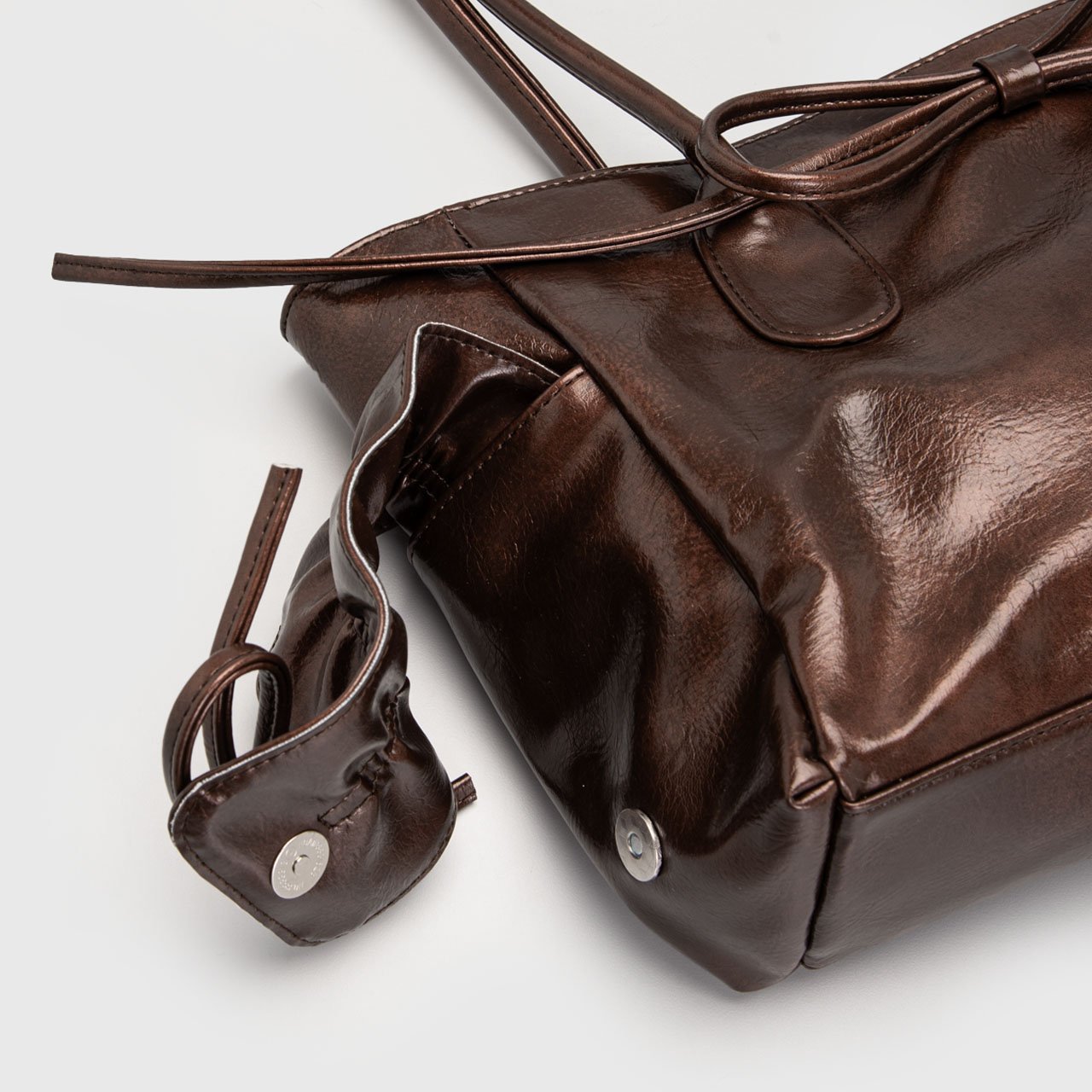 Gimena Shoulder Bag Dark Brown - Image 5