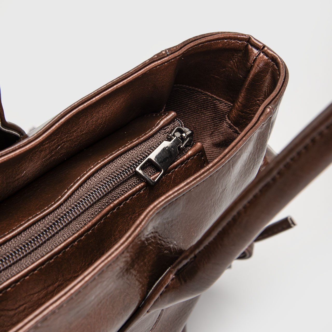 Gimena Shoulder Bag Dark Brown - Image 9