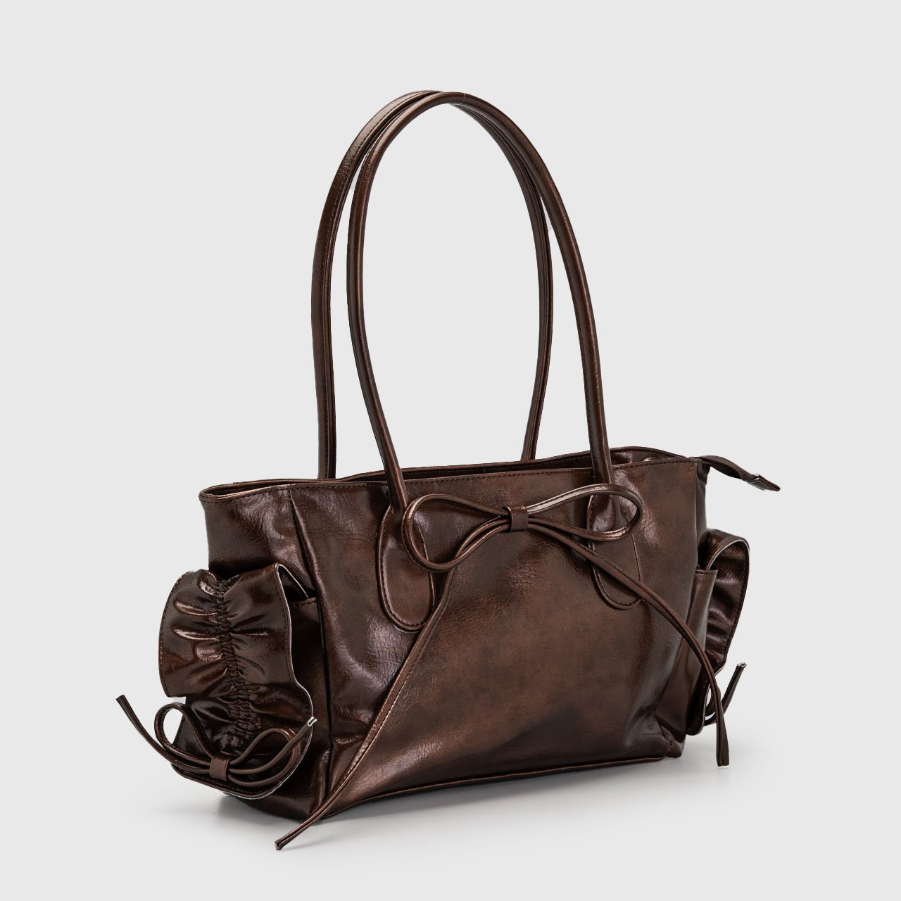 Gimena Shoulder Bag Dark Brown - Image 3