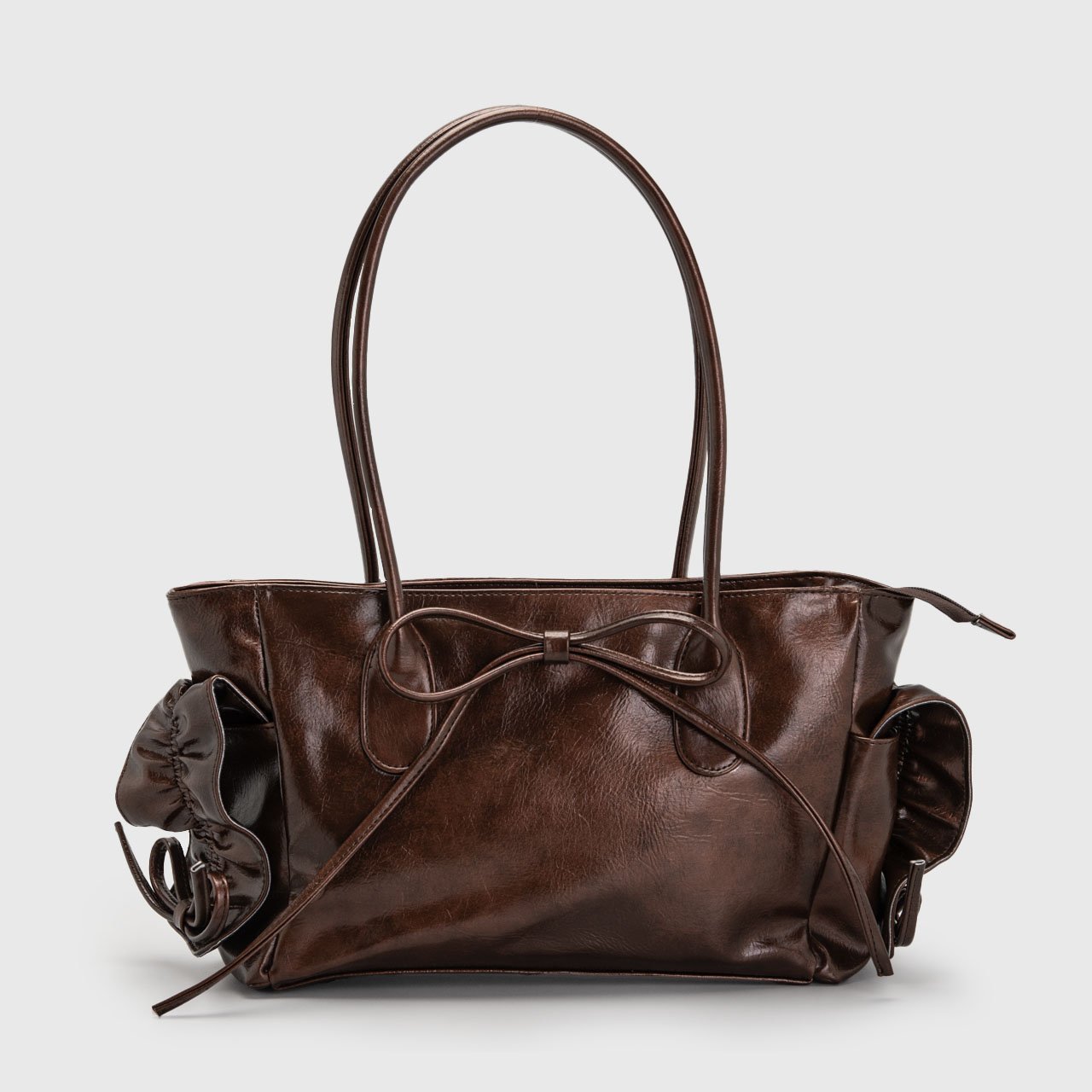 Gimena Shoulder Bag Dark Brown
