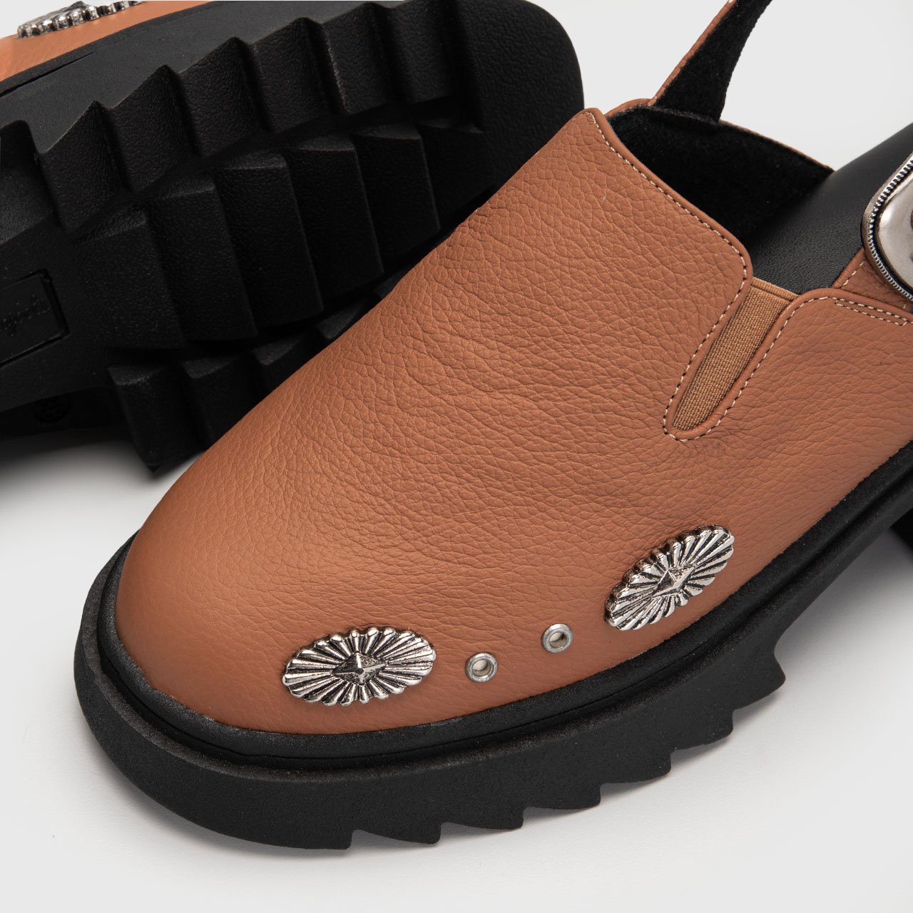 Nobia Platform Genuine Leather Tan - Image 7