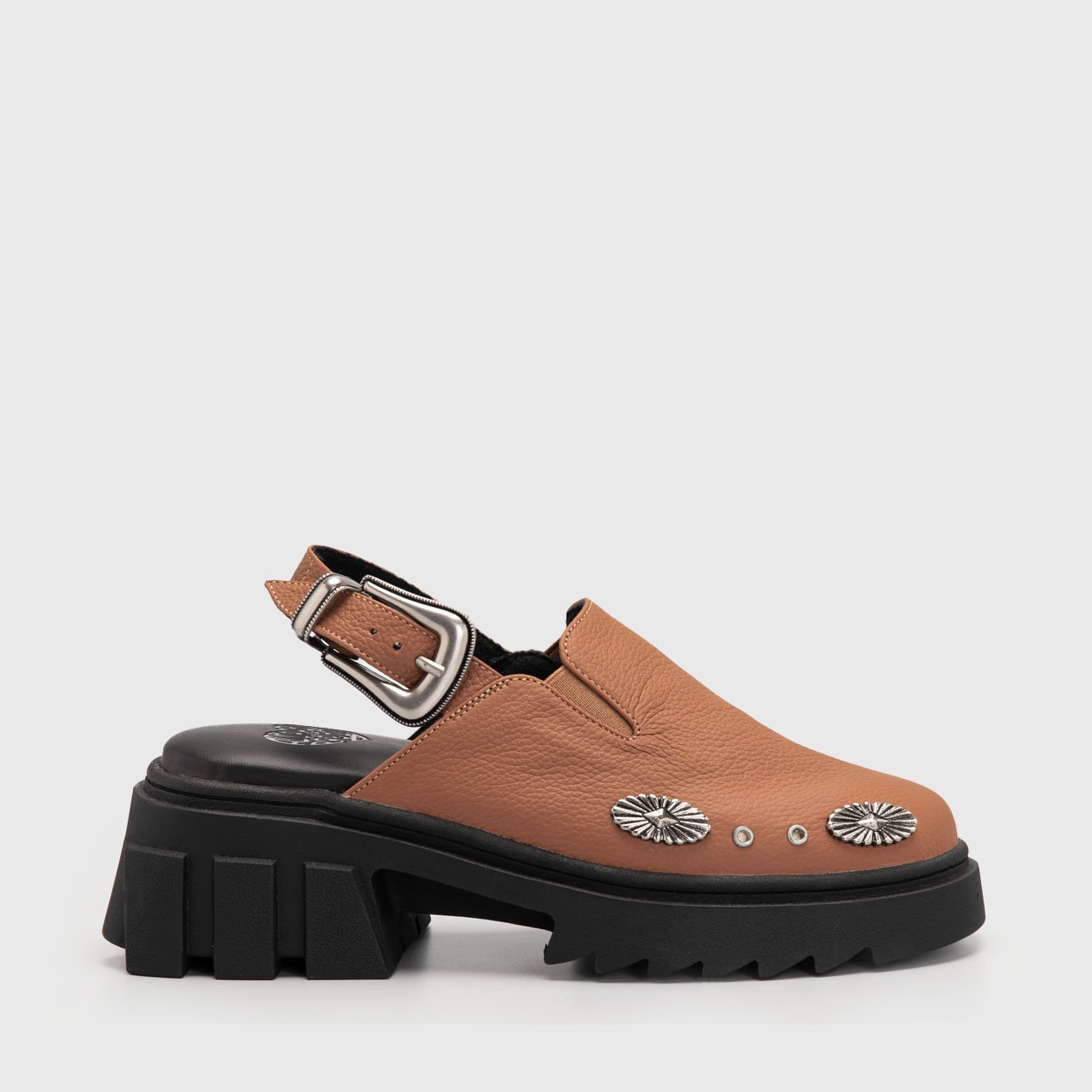 Nobia Platform Genuine Leather Tan - Image 4