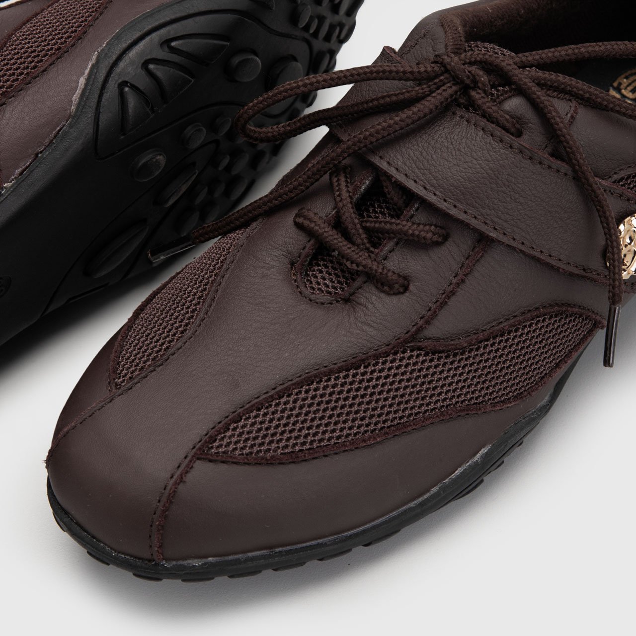 Rianna Sneakers Genuine Leather Brown - Image 7