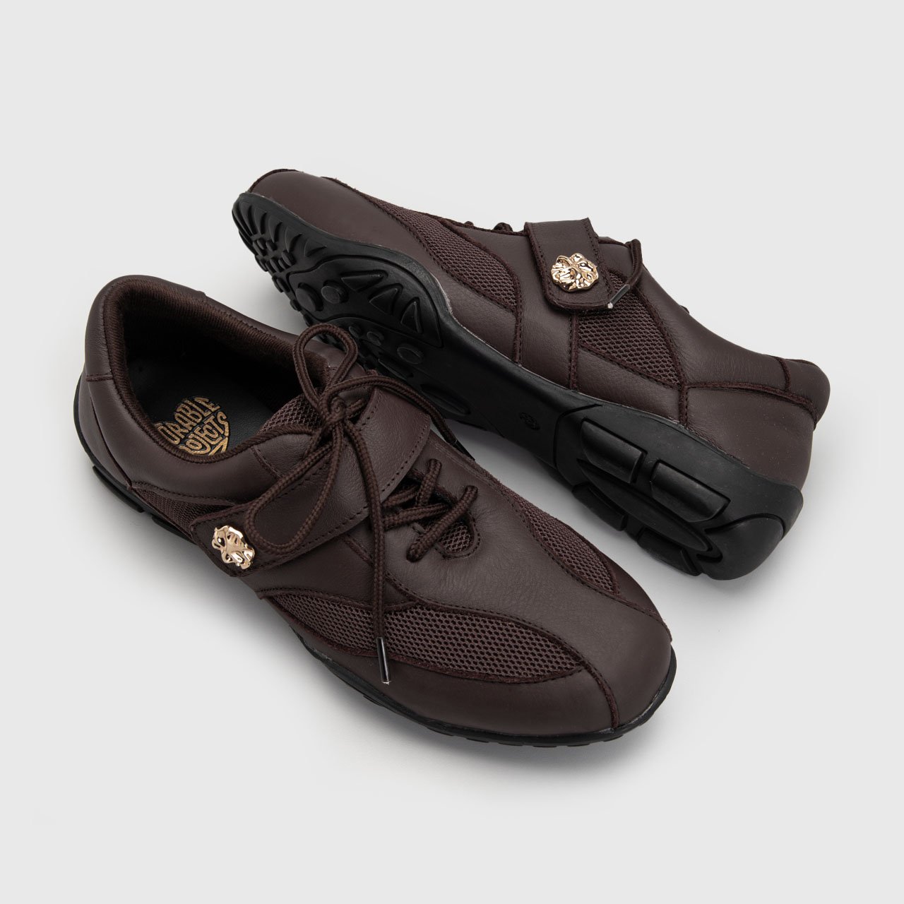 Rianna Sneakers Genuine Leather Brown - Image 6