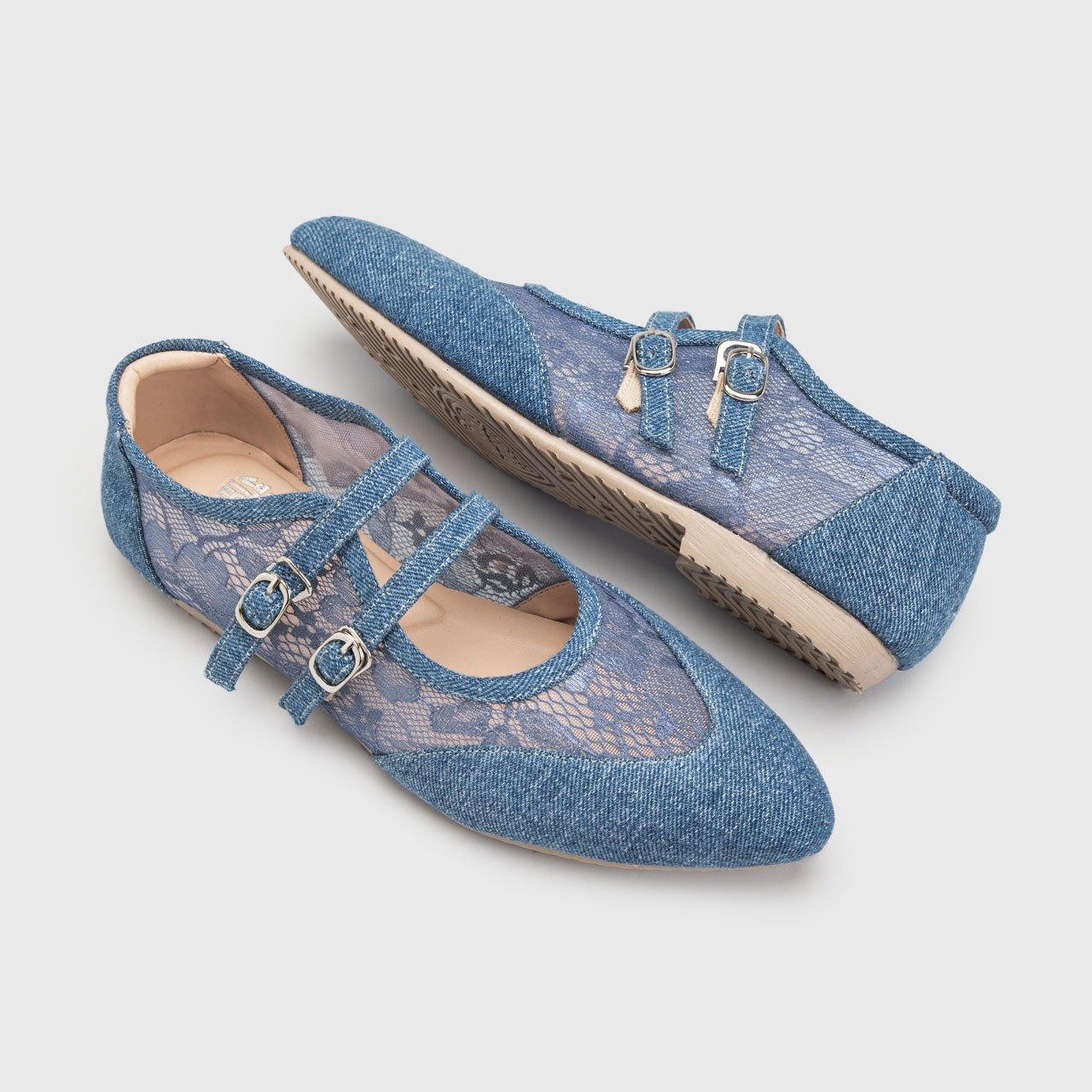 Viyada Flat Shoes Denim - Image 5