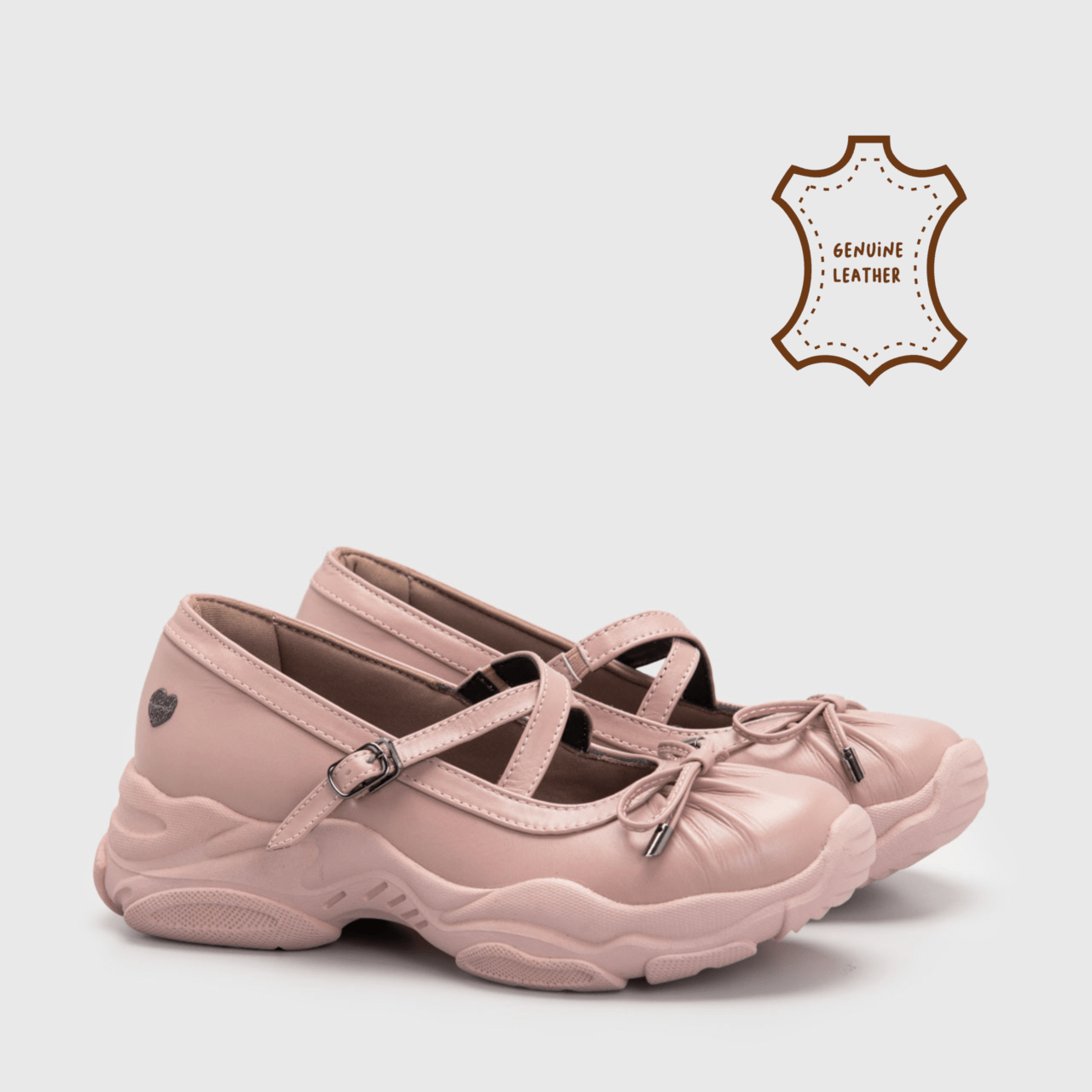 Swift Sneakers Balerina Genuine Leather Pinkpale