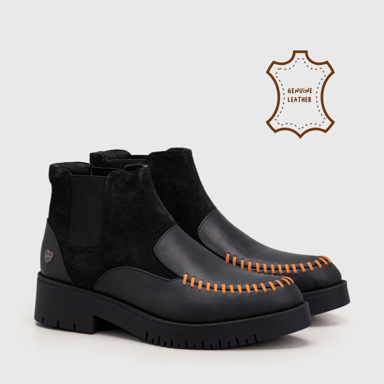 Etraniana Boots Genuine Leather Black