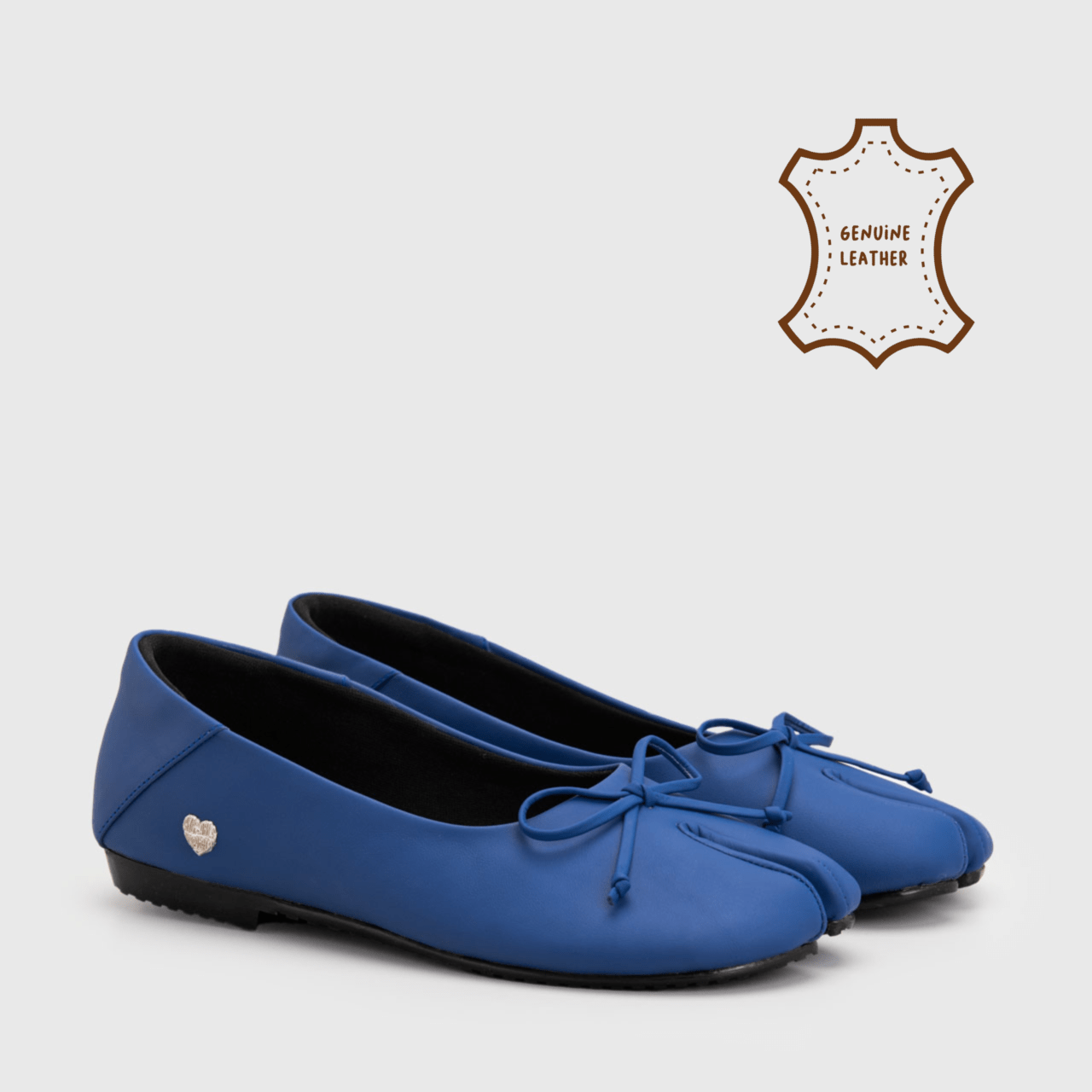 Evodia Flat Shoes Genuine Leather Blue