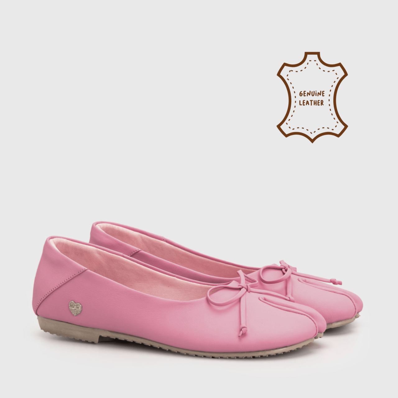 Evodia Flat Shoes Genuine Leather Pink