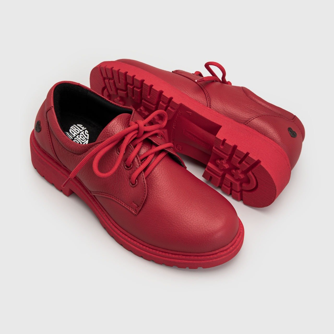 Vailey Oxford Genuine Leather Red - Image 6