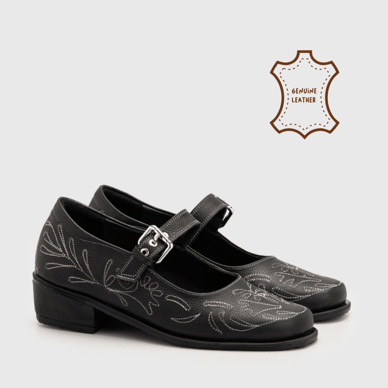Bruna Loafer Genuine Leather Black