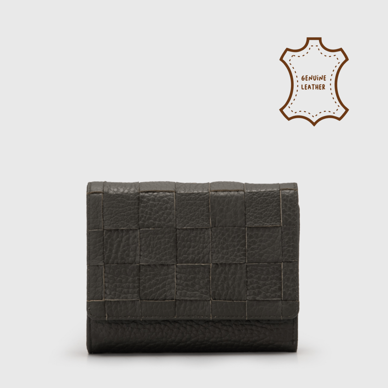 Maite Wallet Genuine Leather Olive