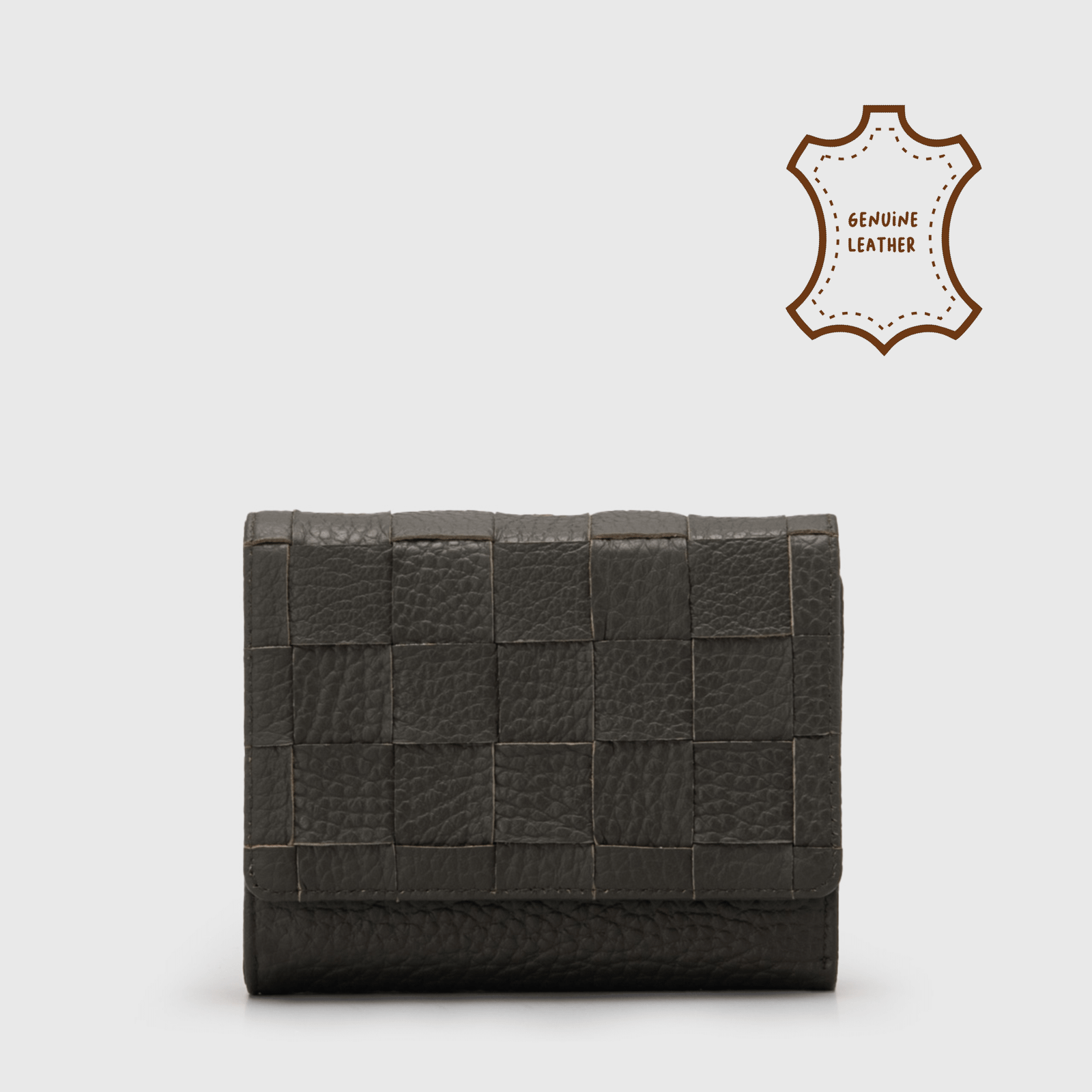 Maite Wallet Genuine Leather Olive