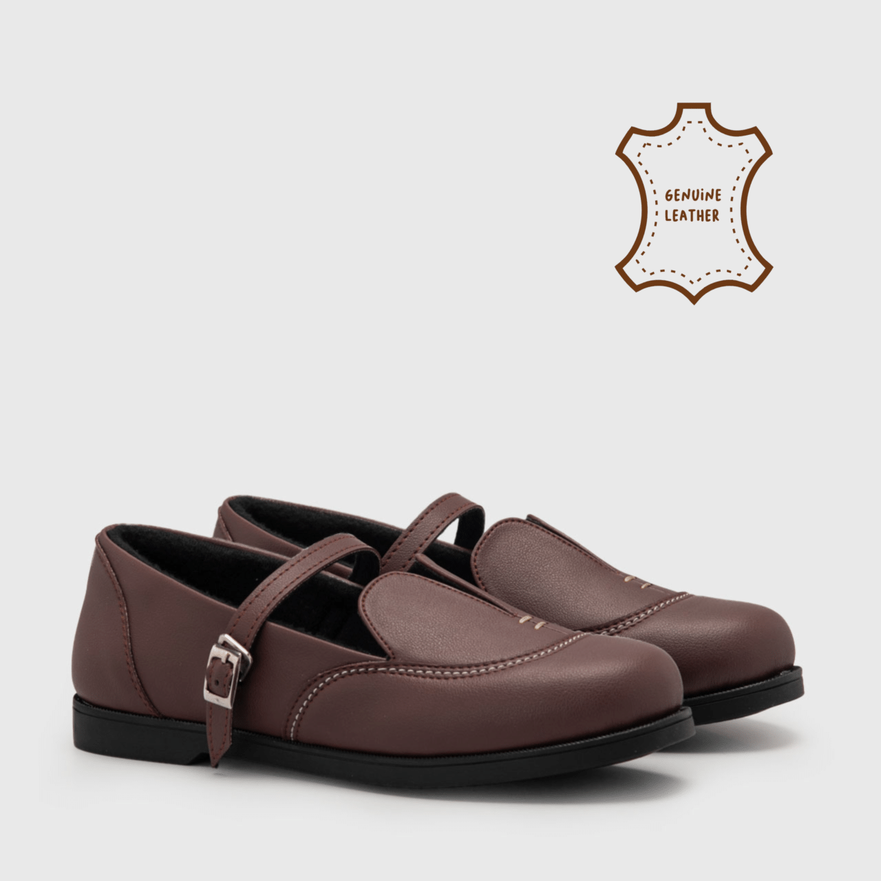 Cafela Loafers Genuine Leather Brown