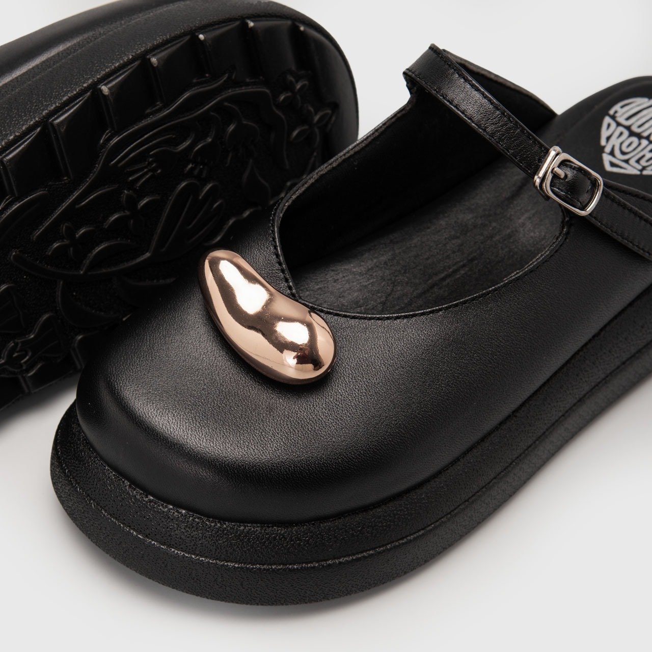 Daraca Sandals Genuine Leather Black - Image 7