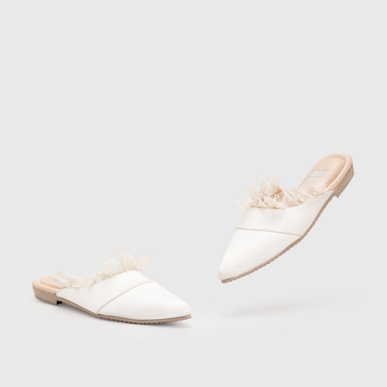 Sardinia Mules White - Image 4