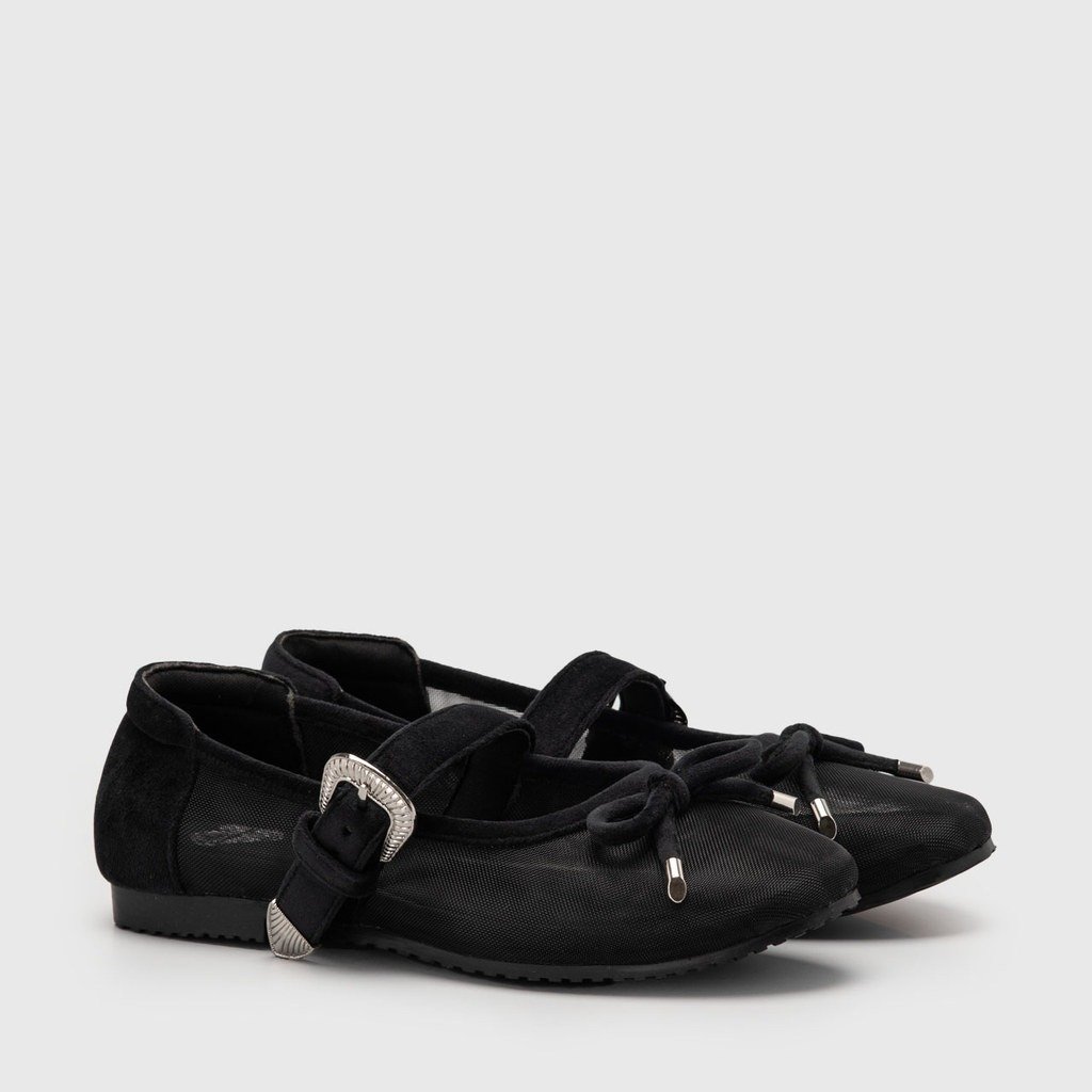 Sanne Flat Shoes Black