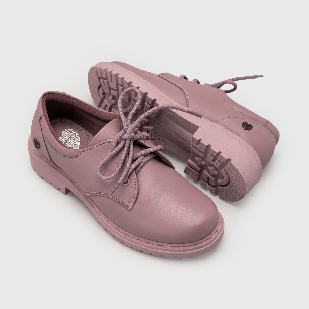 Vailey Oxford Genuine Leather Pinkpale - Image 6